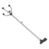 VALICLUD einziehbarer Stock Multifunktions-Wanderstock Gehstöcke Gehstock mit komfortablem Griff tragbar krücken Quad-Stock aus Aluminiumlegierung Wanderstöcke zum Wandern