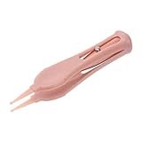 CONGARTENO Babypinzette für Sanfte Nasenreinigung Sicherer Booger Entferner mit Rundem Kopf Rosa Farbe für Nasen Ohren und Augen Hygienisch und Einfach zu Bedienen für Kleinkinder