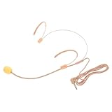ULDIGI Headset Mikrofon mit Bodypack Doppelseitiges Over Ear Kondensatormikrofon Leichtes Langlebiges Komfortables Kopfbandmikrofon für Lehrer Guides und Mobile Sprachverstärkung