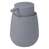 PARSA Beauty Seifenspender Pure (Dunkelgrau) – moderner Soap Dispenser für stilvolle Handhygiene – geeignet für Flüssigseife & Spülmittel – dekorativer Seifenspender für Bad, Küche & Zuhause
