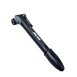 VANZACK Mini Portable Tire Floor Pump Hochdruck Standluftpumpe Für Fahrradreifen Ball Und Luftmatratzen Fußaktivierte Luftpumpe Mit Presta Und Schrader Ventil Kompakt Und Tragbar