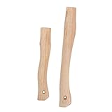 Toyvian 2 Stück Axtstiele Ersatzgriffe für Spaltaxt Gartenwerkzeug Komfortabel Langlebig Präzise Passform Einfach zu Montieren für Camping und Holzspalten