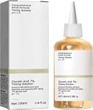 Glycolic Acid 7% Toning Resurfacing Solution, Glycolic Acid Serum 100ML, Glykolsäure Peeling 7%-ige -Lösung, Feuchtigkeitsspendendes Hautpflegeserum für Hautunreinheiten und Akne