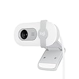 Logitech Brio 100 Webcam, 2 MP, 1920 x 1080 Pixel, USB, Weiß