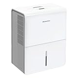 Newentor Luftentfeuchter 25L/24h, Für 215m³/80m² Räume - 3 fache Geräuschreduktion - 290W Stromsparender Chip - 10 J. Gar. - Für Keller, Bad - Mit 1M Ablaufschlauch &Abnehmbarem Filter, Timer