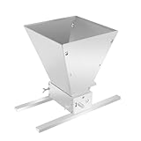 Haferquetsche, 2-Rollen Getreidemühle Manuell, 2 Mahlmethoden, Kornquetsche, Getreidequetsche Einstellbarer Walzenabstand, Schrotmühle für Getreide, Malzmühle für das Heimbrauen von Bier
