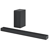 LG S65Q Intelligente Soundbar mit 420 W Leistung und 3,1 Kanäle, DTS Virtual:X und Dolby Digital in hoher Auflösung Hi-Res 24 Bit/96 kHz und Meridian Sound Music