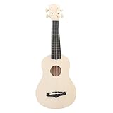 Supvox 1 Satz Ukulele-Materialpaket handgemachtes Instrumentenmaterial-Kit ukulele bausatz selber bauen ukulele gitarre DIY Ukulele Kit Bastelsets hölzern Khaki