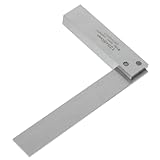 Tofficu Quadrat Messgerät Holzbearbeitung Maschinist Werkzeug Zimmerei Baulineal Herrscher Finder Anschlagwinkel Framing Messung Kombi-winkellineal Kohlenstoffstahl Silver