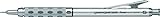 Pentel PG1015-A GraphGear1000 Druckbleistift 0,5 mm Strichstärke, Edelstahlgehäuse mit Härtegradindikator, duale Griffzone, voll versenkbare 4 mm Minenführung, Radierer (Z2-1N), 1 Stück