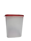Tupperware Eidgenosse Quadratisch Rund Kompaktbehälter Vorrat Modular Kühlschrank System rot (5,5 Liter rot)
