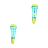 Beaupretty 2 Stück Echo Mikrofon Realistische Nachahmung Party Favor für Jungen und Mädchen Bühnenrequisit für Kindergeburtstag Cosplay und Bühnenauftritte Blau