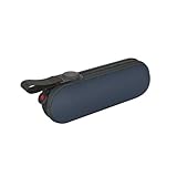 Knirps X1 Regenschirm für Erwachsene, manuell, leicht, tragbar, winddicht und UV-Schutz, kompakt, passt in Rucksack oder Handtasche, einziehbar, mit Tragetasche, Marineblau, 90 cm Durchmesser