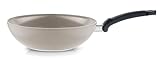 Fissler Ceratal / Aluminium-Wok (Ø 28 cm, 3,7 L) Keramik-Bratpfanne beschichtet antihaftend, hoher Rand, frei von PFAS/PTFE, Made in Germany – Induktion