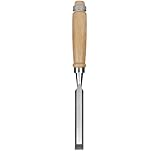 GCYEIDMA Stechbeitel Set 1/5-teiliges Holzmeißel-Set, scharfer Chrom-Vanadium-Stahl, Holzschnitzmeißel mit Buchengriffen, ergonomische Holzschnitzwerkzeuge Schnitzset(1pc 10mm)