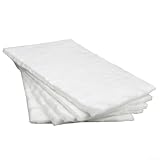 Schwamm-Keramikfaser-Baumwollkern für Ethanol-Brenner im Innenbereich, 20,3 x 30,5 cm, weiße Feuerersatz-Isolierdecke, 24 Stück (20,3 x 30,5 cm)