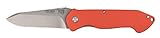Eickhorn Unisex – Erwachsene, rote Rettungsmesser|EPK-HD Silberne Klinge, Schale | Klingenlänge: 8,5 cm, Silber