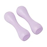perfk Einstellbare Hanteln Paar für Frauen Kinder Senioren Home Gym Office Nicht -Slip 1 kg 1,5 kg 2 kg Training Geräte kleine Hanteln, Violett