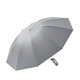 Generisch Kompakt Automatische Regenschirme | Faltbare Regenschirme Für Regen Winddicht,Reisezubehör Mit Reflexstreifen