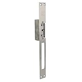 Amig - Elektrischer Türöffner | Modell 21 | 250 x 25 x 3 mm | Stromstärke: 1,1 A | Inklusive Spule mit 8-12 V Wechselstrom | Türschloss für Portale, Geschäfte oder Büros
