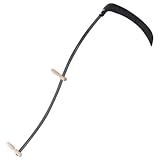 vidaXL Sense mit Schleifstein 145 cm, Sichel, Sense mit langem Stiel, Sense mit Griffen, Mähsense, Sense mit Stiel, Sense mit Schleifstein