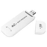 USB-WLAN-Adapter – 4G-WLAN-Netzwerkkarte, LTE-USB-WLAN-Router | Praktischer WLAN-Dongle, WLAN-Netzwerk-Dongle-Adapter für Smartphones, Tablets, und Computer, Weiß