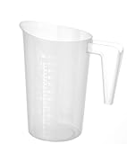 HENDI Messbecher, mit Skalierung, Stapelbar, Bruchsicher, 1,0L, ø124x(H)170mm, Polypropylen