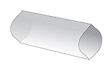 Schrumpfschlauch, transparent, 6,35 mm, Standard-Packung mit 30 Stück