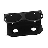 Cabilock Sprühflaschenhalter Inhaber Schwer Sprühen Gestell Nebel Halter Für Sprühflaschen Flaschenregal Montiert Stapelbarer Flaschenorganizer Ölsprühflasche Klammer Rostfreier Stahl Black