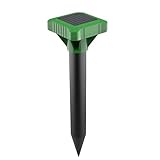 4 Stück Maulwurf Vertreiber, Solar Ultraschall Maulwurfschreck, Maulwurf Vertreiben, Wühlmausvertreiber, Maulwurfabwehr für Wühlmaus, Maulwurf, Schlangen, Gopher und Nagetier
