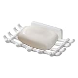 Seifenriegelhalter für Dusche - Rattan Seifenriegel Sparfachablett | Bohrfreie, platzsparende Klebstoffhalterin für Duschbadewanne, Badewanne, Wäscheschwamm, Geschirrspülen