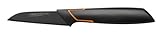 Fiskars Schälmesser, Modernes Design, Gerade Klinge, Gesamtlänge: 20 cm, Qualitätsstahl/Kunststoff, Edge, 1003091