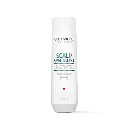 Goldwell Dualsenses Scalp Specialist Tiefenreinigendes Shampoo für sensible Kopfhaut und dünner werdendes Haar, 250 ml