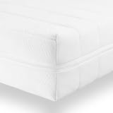 Sleepneo Kaltschaum Matratze Duo Härtegrad H2 H3 - Orthopädische Matratze 140x220-7 Zonen Matratze - Bequem, hygienisch, atmungsaktiv, Höhe 15cm