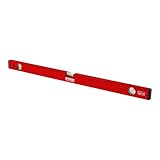 STIER Wasserwaage 80 cm Aluminium ± 1,0 mm/m drei Libellen