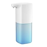Anoudon Automatischer Desinfektionsmittelspender, 350 ml, Desinfektionsmittelspender mit USB wiederaufladbar, Automatische Induktion, berührungsloses Sprayvolumen, Geeignet für Küche, Büro