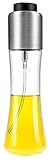 AISHFP HZH Olivenölspenderflasche, Öl- und Essigmenage, tragbare transparente Olivenölflasche aus Glas 180 ml, Küchenzubehör Gläser