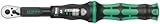 Wera 05075604001 Click-Torque A 5 Drehmomentschlüssel mit Umschaltknarre, 1 W, 1 V, 1/4' Vierkant, 2.5 - 25 Nm