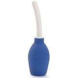 ChicLSQ Enema Bulb Analdusche und Vaginaldusche, Silikon Anal-Spülung 310ML Klistierspritze für Frauen und Männer Anal Colonic Vaginalreinigung Safe Comfortable Douche Enema Kit (Blau)