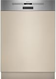 NEFF S145EBS16E, N 50, Geschirrspüler integrierbar, 60 cm, Gebürsteter Stahl, Made in Germany