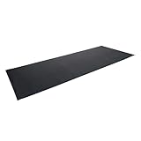 Tunturi Rudergerätematte - Bodenschutzmatte - 227 x 90 x 0,4 cm - Schwarz