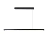 HJYBFA Moderne Deckenleuchte mit langem Band, minimalistische lineare LED-Hängeleuchte, Deckenlampe aus Aluminium für Kücheninsel, Büro, Esszimmer, Billardtisch (Farbe: