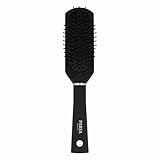 PARSA Beauty Trend Line Haarbürste lang/schmal (Schwarz) mit Kunststoffpins – Allround Bürste Haare für das tägliche Haarstyling – Haarbürste ohne Ziepen
