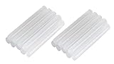 BigDean 18x Heißklebesticks 100 x 11mm - Transparent - Universal Klebesticks Heißklebestifte Heißkleber Sticks für Heißklebepistole 11mm, DIY, Kunst, Handwerk & schnelle Reparaturen