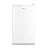 Comfee RCD80WH2(E) Kühlschrank mit Gefrierfach/ 80L Tischkühlschrank/Obst- und Gemüsefach/ 84,5cm Höhe / 47,5cm Breite / 137kWh/Jahr/Einstellbare Temperaturregelung/Verstellbare Füße/Weiß