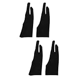 COHEALI 8 Stk Lackierhandschuhe fingerlose handschuhe für männer Palme Anti- Zweifingerhandschuhe skizzenmalhandschuh Schweiß aufnehmen Tablette Tablet kapazitiver Stift Zeichenbrett Mann