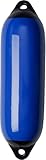 Seilflechter - Aufblasbarer Fender 120 x 450 mm in Blau, Langfender mit 2 Augen, für Boot & Yacht