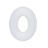 WENPACK Kleine befüllbare Pappkarton-Buchstabenform, Pappmaché-Ausschnitte, Süßigkeiten-Tablett, Lebensmittelbehälter, 20,3 cm (0)