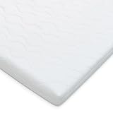 LOUIPIC TitanWave7 140x200 cm weich - 7-Zonen Topper - ca.7 cm hoch - Bezug waschbar bis 60 Grad Oeko-TEX® 100