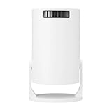 WATERBELINE Tragbarer Projektor, kabelloser WiFi-Projektor, tragbarer Typ-C-Aufladung, eingebauter Sound, automatische Korrektur, Bildschirmprojektion